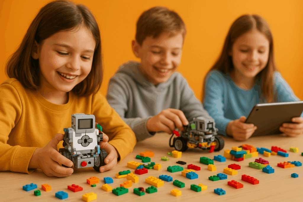 Kinder entdecken Robotik und Programmierung bei Robo Valleys Kids