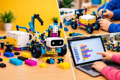 Robotikkurse für Kinder mit LEGO SPIKE und Programmierung